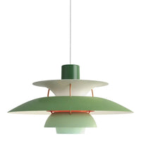 Deckenlampe | Rund Hängend LED Langlebig Dimmbar Vielseitig Stilvoll-Grün-30 cm-Luzern Mode