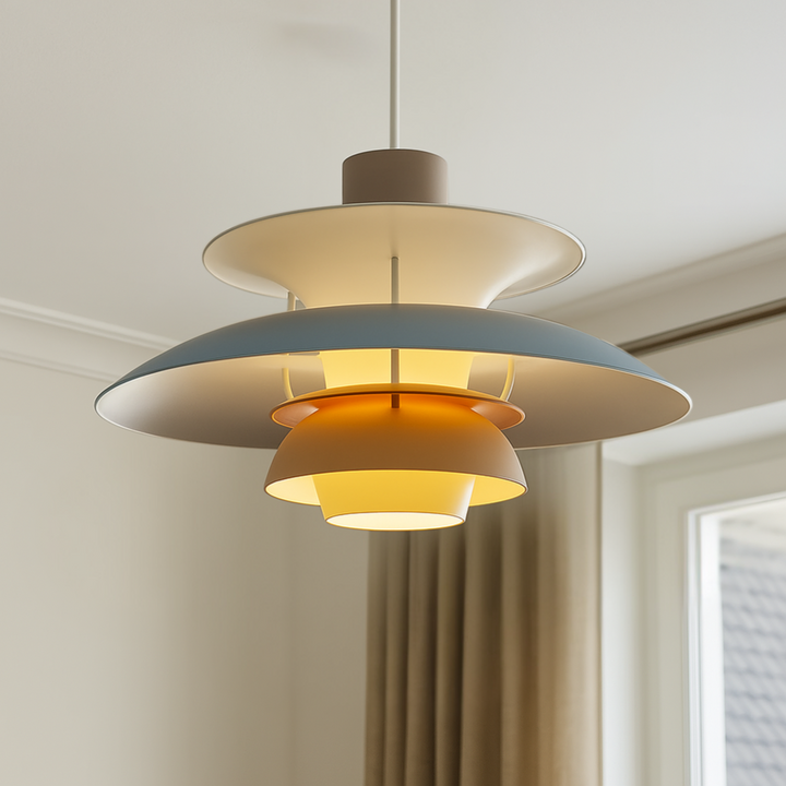 Deckenlampe | Rund Hängend LED Langlebig Dimmbar Vielseitig Stilvoll-Luzern Mode