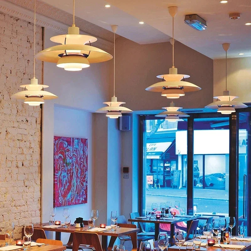 Deckenlampe | Rund Hängend LED Langlebig Dimmbar Vielseitig Stilvoll-Luzern Mode