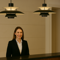 Deckenlampe | Rund Hängend LED Langlebig Dimmbar Vielseitig Stilvoll-Luzern Mode