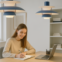 Deckenlampe | Rund Hängend LED Langlebig Dimmbar Vielseitig Stilvoll-Luzern Mode