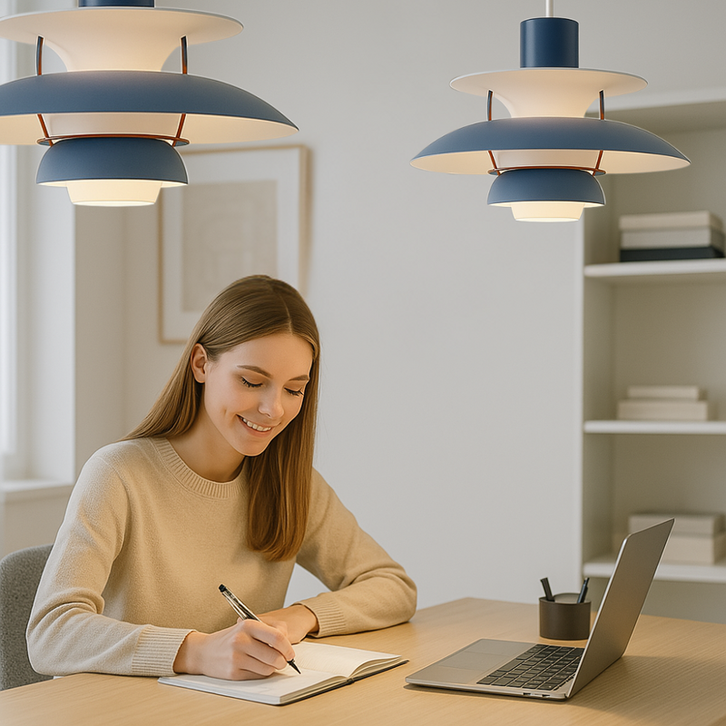 Deckenlampe | Rund Hängend LED Langlebig Dimmbar Vielseitig Stilvoll-Luzern Mode