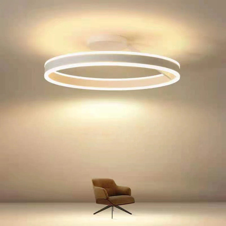 LED-Deckenleuchte | Rund Modern Stilvoll Vielseitig Stimmungsvolll Langlebig-Weiß-3 Farben-B-Luzern Mode