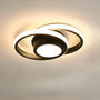 LED-Deckenleuchte | Einzigartig Modern Dimmbar Doppelring Langlebig Stilvoll-Rundes Schwarz-Luzern Mode