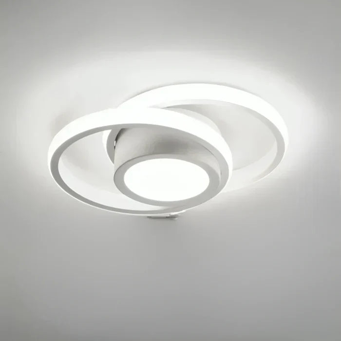 LED-Deckenleuchte | Einzigartig Modern Dimmbar Doppelring Langlebig Stilvoll-Rundes Weiß-Luzern Mode