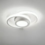 LED-Deckenleuchte | Einzigartig Modern Dimmbar Doppelring Langlebig Stilvoll-Rundes Weiß-Luzern Mode