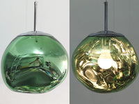Deckenlampe | LED | Kugel | Eisen | Verstellbare Höhe | Energiesparend | Modern-Grün-15CM-Luzern Mode