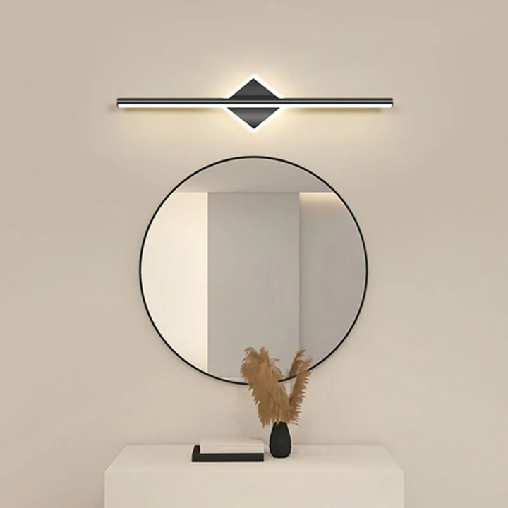 LED Wandleuchte | Modern Stilvoll Vielseitig Stimmungsvolles Design Nachhaltig-Quadrat-Schwarz-40 cm-Luzern Mode