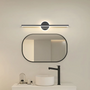 LED Wandleuchte | Modern Stilvoll Vielseitig Stimmungsvolles Design Nachhaltig-Um-Schwarz-40 cm-Luzern Mode