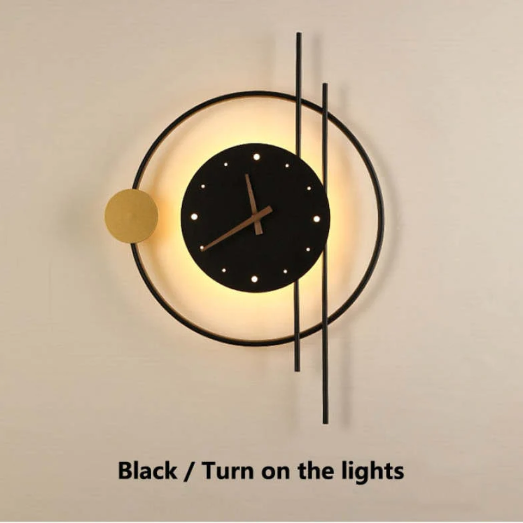 LED-Wanduhr | Stilvoll Einzigartig Vielseitig Dekorativ Langlebig Energiesparend-Luzern Mode