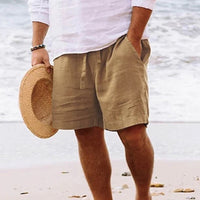 Leichte Herren Freizeitshorts mit Taschen und Kordelzug – Enzo