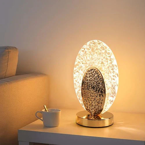 Tischlampe | Pfau Luxus LED Nachhaltig USB Stilvoll Vielseitig Stimmungsvol-Luzern Mode