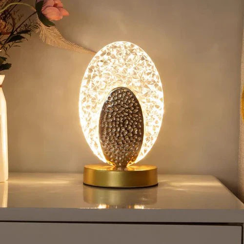 Tischlampe | Pfau Luxus LED Nachhaltig USB Stilvoll Vielseitig Stimmungsvol-Luzern Mode