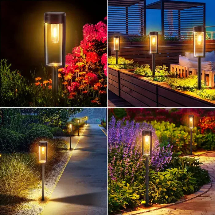 Solar Gartenbeleuchtung | Stilvoll Stimmungsvolll Nachhaltig Modern Luxuriös-Luzern Mode