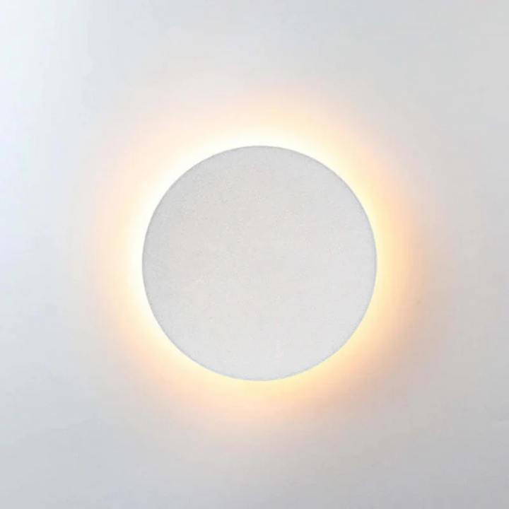 LED-Wandlampe | Modern Langlebig Stilvoll Minimalistisch Vielseitig-Warmes Weiß-Rund um Klein-Weiß-Luzern Mode