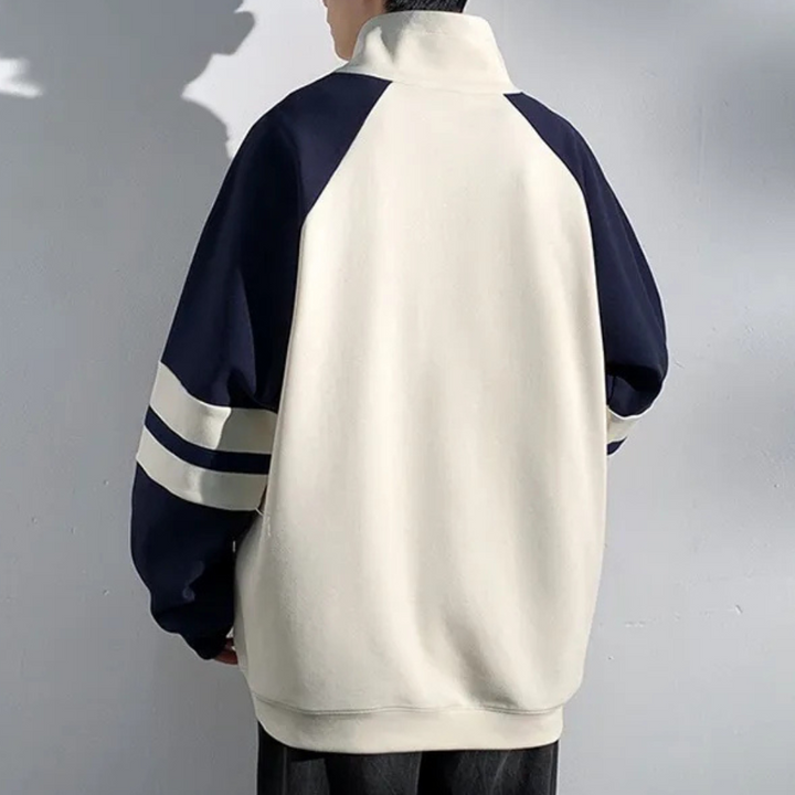 Herren Kapuzenpullover mit Knöpfen und Kordelzug Design-Luzern Mode