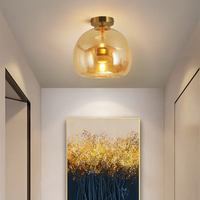 Runde Deckenlampe | LED Langlebig Stilvoll Vielseitig Stimmungsvol Modern-Gold-Deckenlampe-Luzern Mode