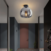 Runde Deckenlampe | LED Langlebig Stilvoll Vielseitig Stimmungsvol Modern-Schwarz-1-Deckenlampe-Luzern Mode