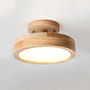 LED-Deckenlampe | Rund Modern Stilvoll Stimmungsvol Vielseitig Langlebig-Holz-Luzern Mode