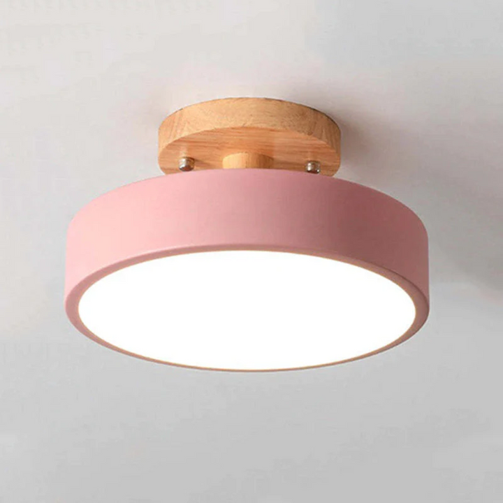 LED-Deckenlampe | Rund Modern Stilvoll Stimmungsvol Vielseitig Langlebig-Rosa-Luzern Mode