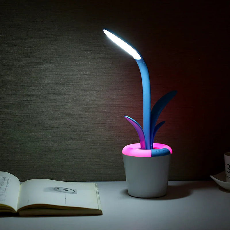 Schreibtischlampe | Modern Pflanzenstil Stilvoll LED Nachhaltig Vielseitig-Luzern Mode