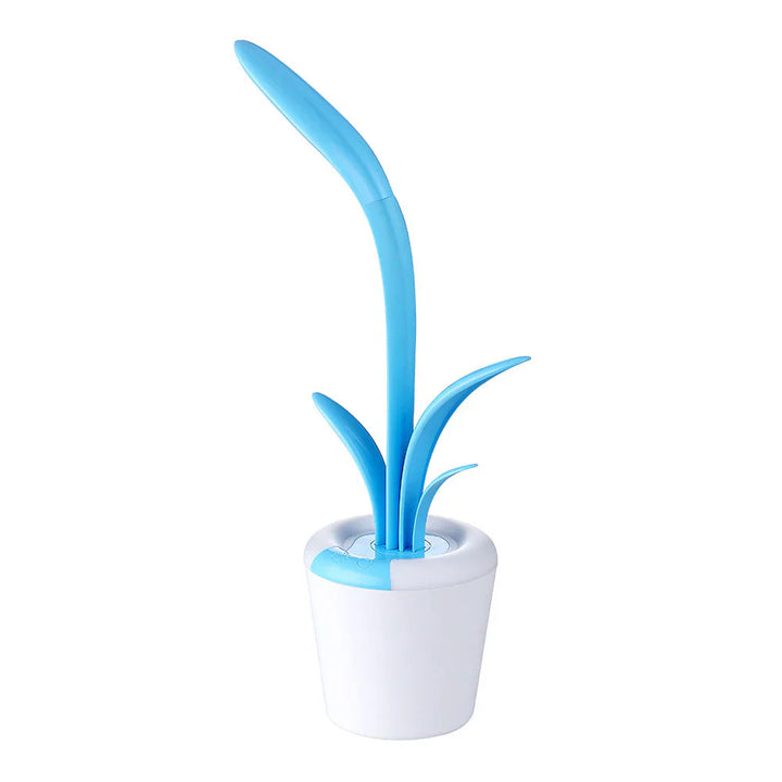 Schreibtischlampe | Modern Pflanzenstil Stilvoll LED Nachhaltig Vielseitig-Blau-Luzern Mode