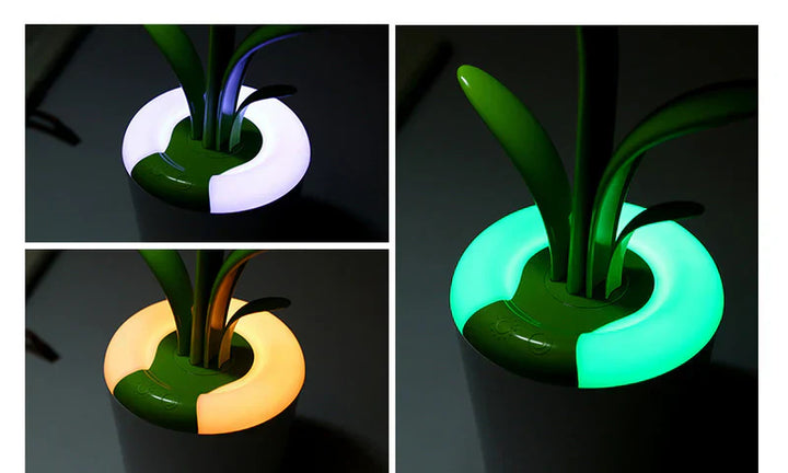 Schreibtischlampe | Modern Pflanzenstil Stilvoll LED Nachhaltig Vielseitig-Luzern Mode