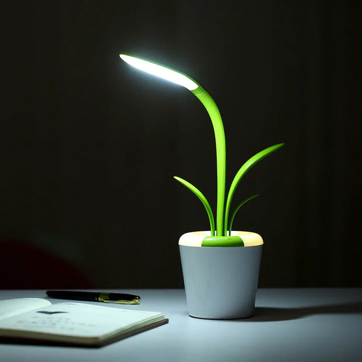 Schreibtischlampe | Modern Pflanzenstil Stilvoll LED Nachhaltig Vielseitig-Luzern Mode