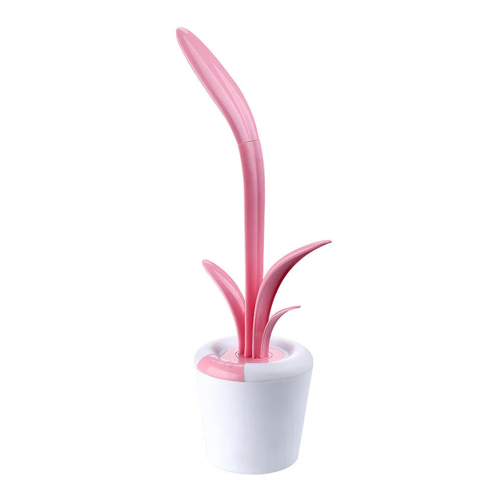 Schreibtischlampe | Modern Pflanzenstil Stilvoll LED Nachhaltig Vielseitig-Rosa-Luzern Mode