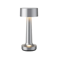 Tischlampe | Stilvoll LED Langlebig Luxus Vielseitig Stimmungsvolles Licht Modern-Silber/Zylinder-Luzern Mode