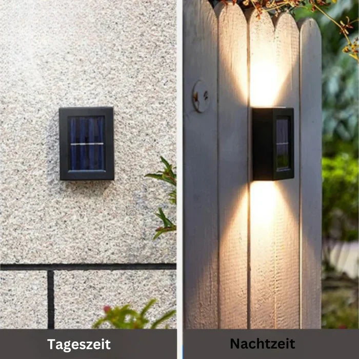 Garten-Wandleuchte | Stilvoll Langlebig Aufladbar Solarenergie Vielseitig-Luzern Mode