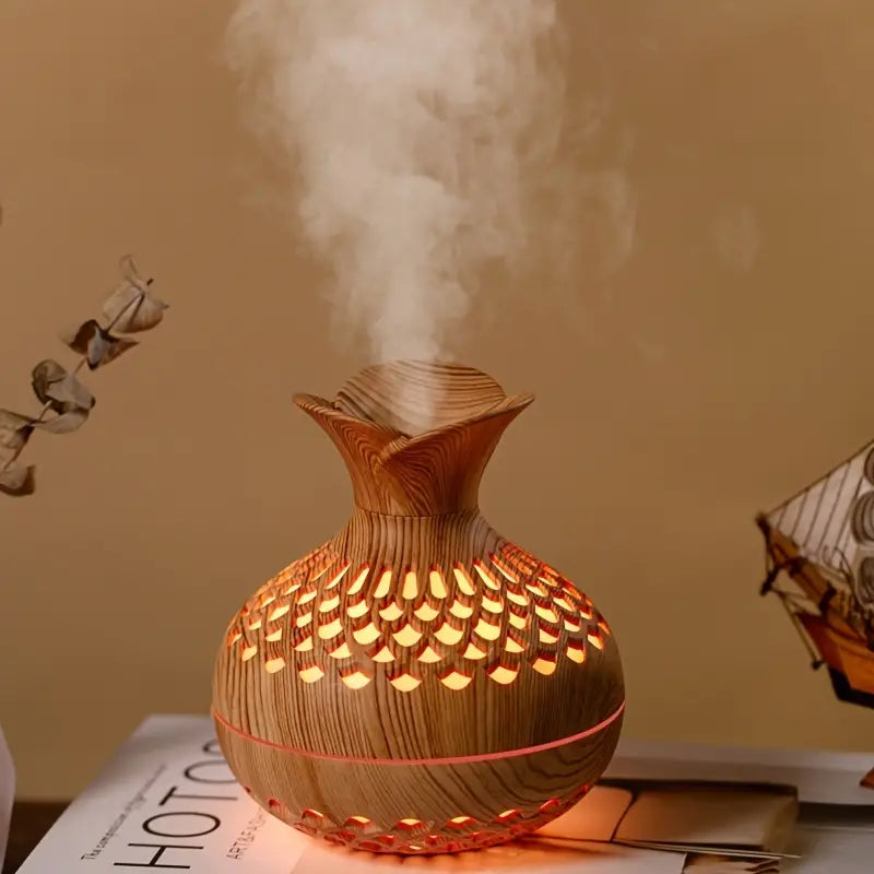 Aroma-Diffuser | Modern Stilvoll Vielseitig Blume Langlebig USB Trendy-Braun-Luzern Mode