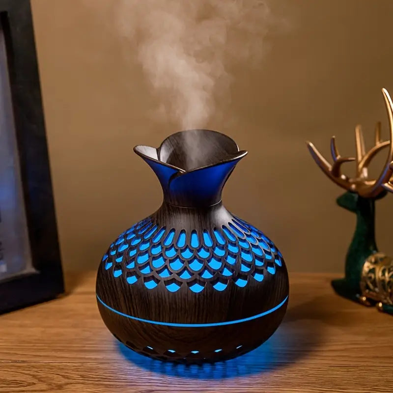 Aroma-Diffuser | Modern Stilvoll Vielseitig Blume Langlebig USB Trendy-Schwarz-Luzern Mode