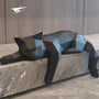 Katzenfigur | Modern Abstrakt Harz Langlebig Stilvoll Einzigartig Geschenk-Schwarz-Luzern Mode