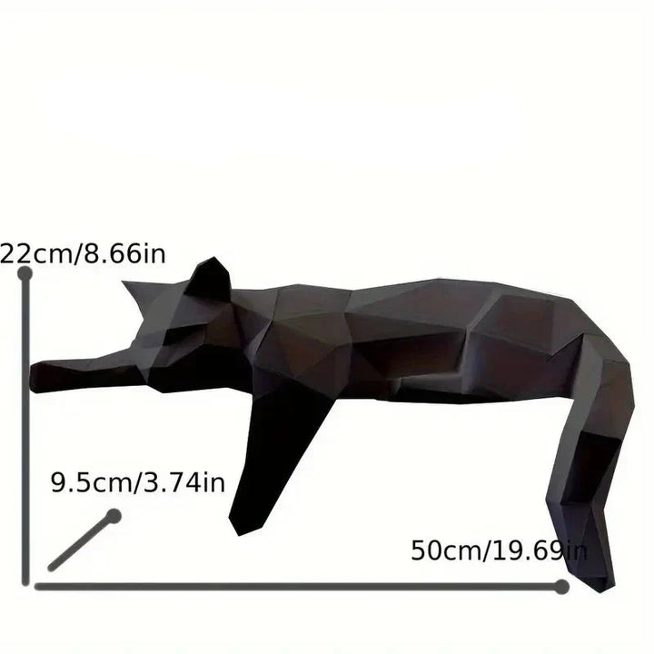 Katzenfigur | Modern Abstrakt Harz Langlebig Stilvoll Einzigartig Geschenk-Luzern Mode