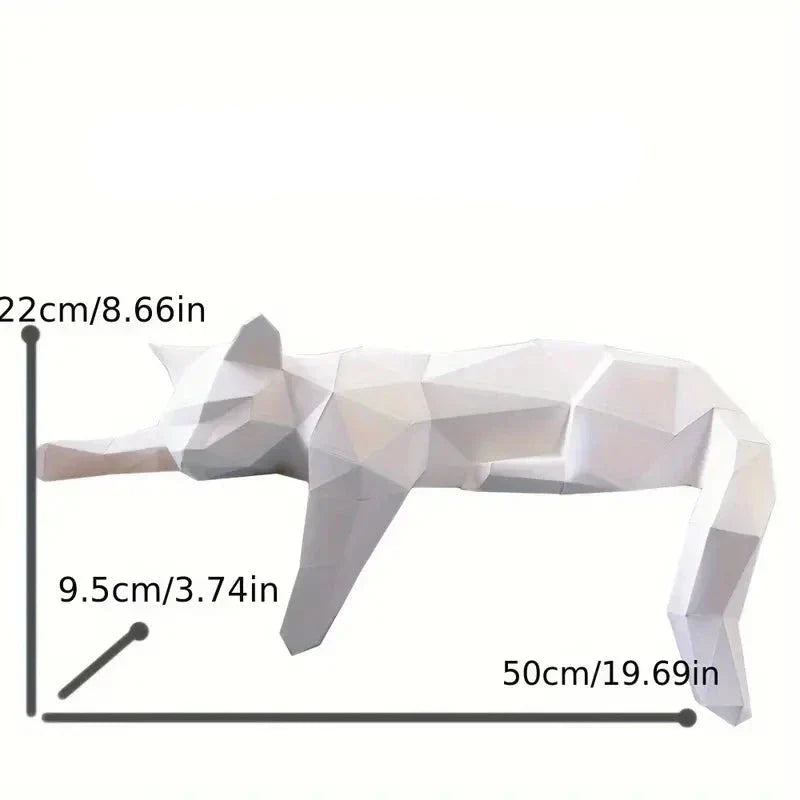 Katzenfigur | Modern Abstrakt Harz Langlebig Stilvoll Einzigartig Geschenk-Luzern Mode