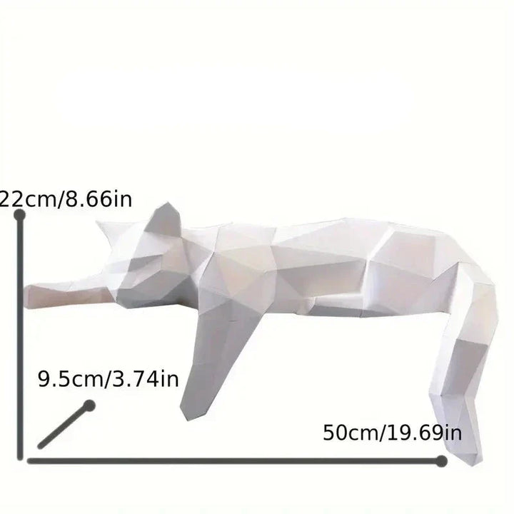 Katzenfigur | Modern Abstrakt Harz Langlebig Stilvoll Einzigartig Geschenk-Luzern Mode
