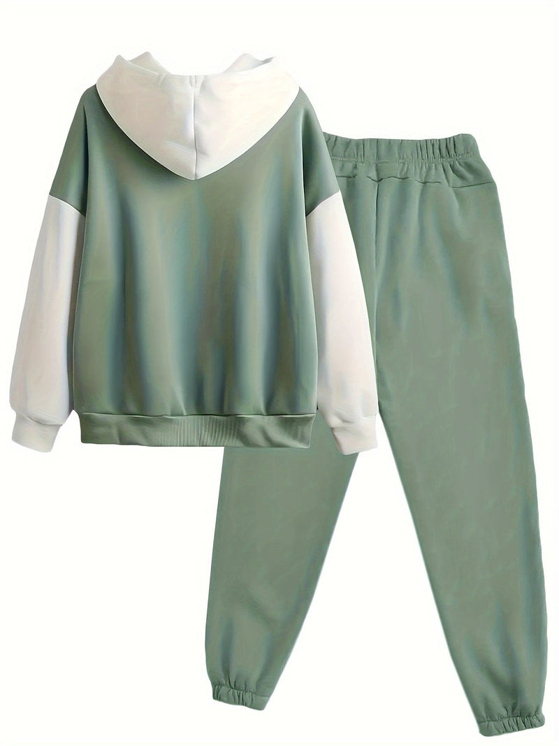 Unisex Hoodie Jogginganzug Set für Freizeit und Sport-Luzern Mode