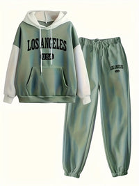Unisex Hoodie Jogginganzug Set für Freizeit und Sport-XS-Luzern Mode