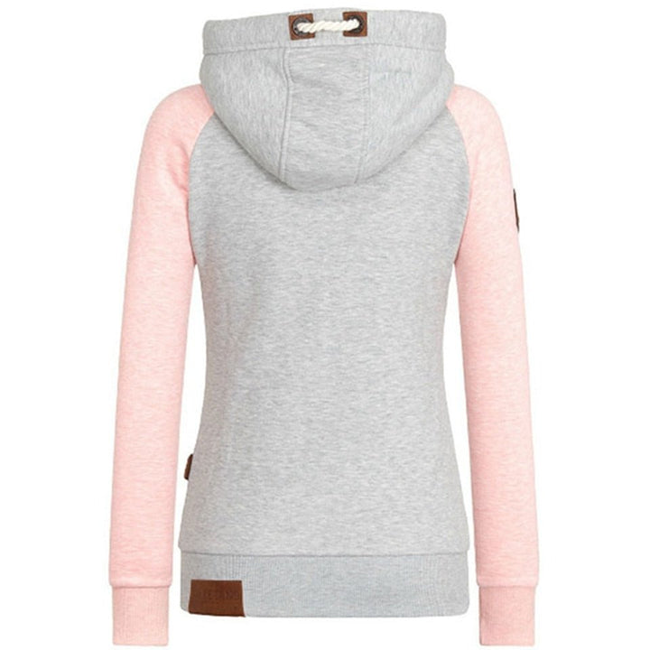 Damen Kapuzenjacke mit Reißverschluss und Kordelzug-Luzern Mode