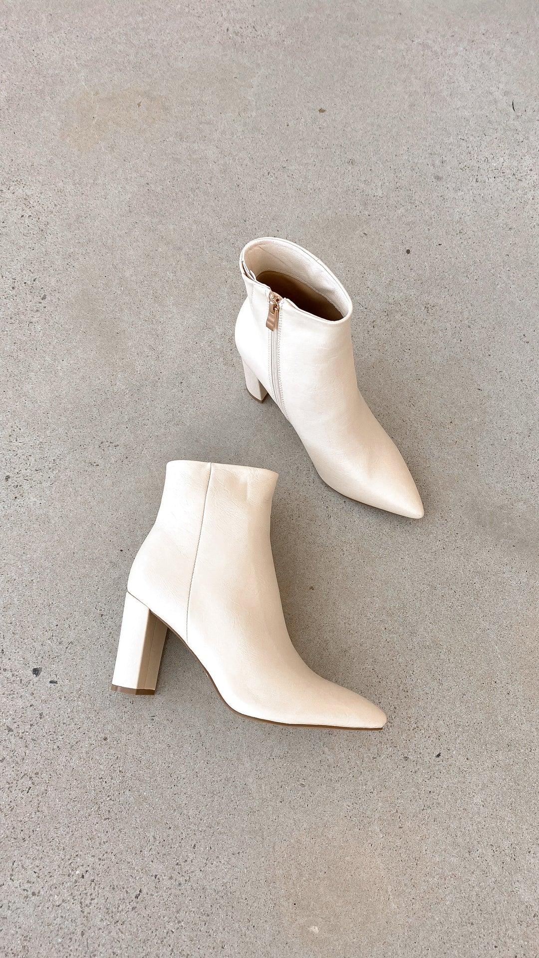 Damen Stiefeletten mit Blockabsatz und Reißverschluss-Luzern Mode