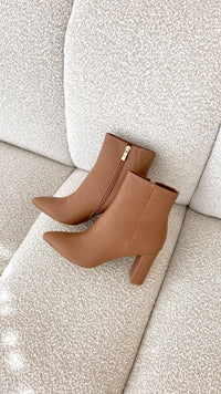 Damen Stiefeletten mit Blockabsatz und Reißverschluss-Luzern Mode