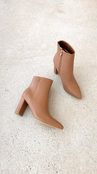 Damen Stiefeletten mit Blockabsatz und Reißverschluss-Luzern Mode