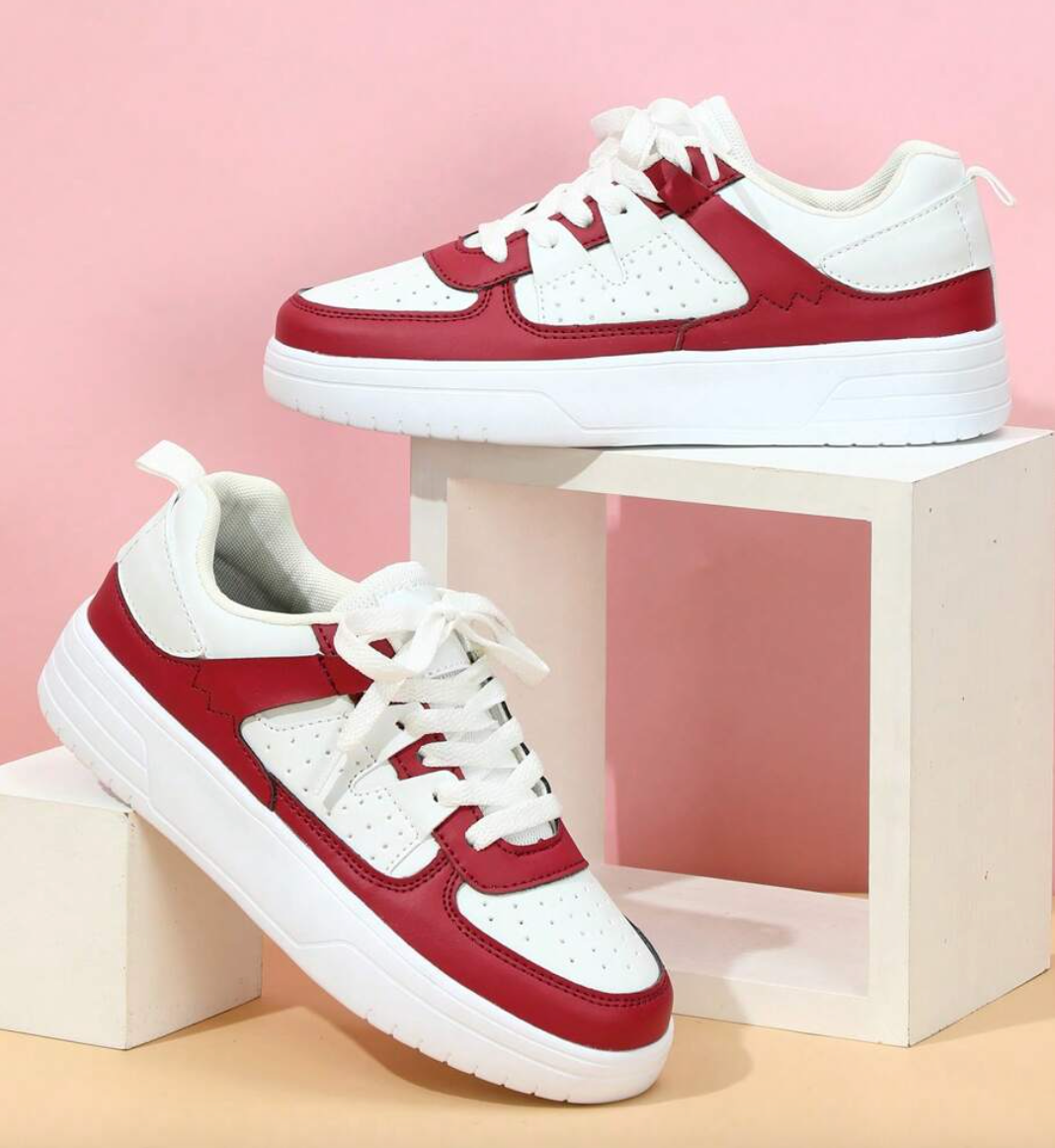 Damen Sneaker mit Komfortsohle und modernem Design-Luzern Mode