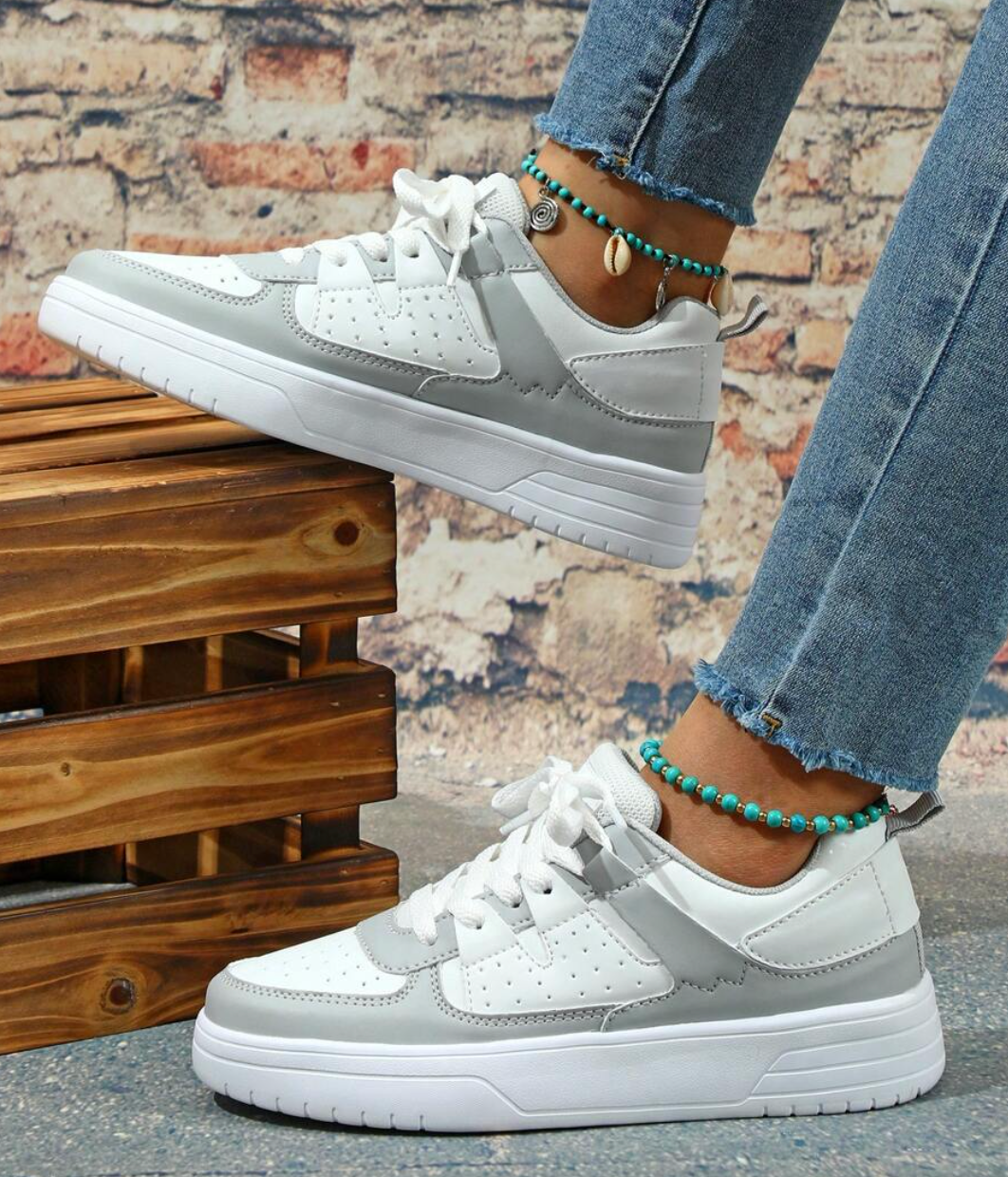 Damen Sneaker mit Komfortsohle und modernem Design-Luzern Mode