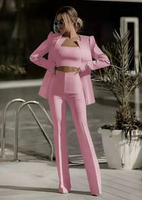 3-teiliges Damen Outfit | Blazer Set mit Rock | Stilvoll | Büro | Events-Luzern Mode
