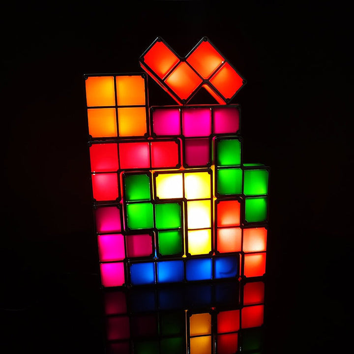 Tetris Lampe | Bunt | Kreativ | LED | Selbst Bauen | Interaktiv-Luzern Mode