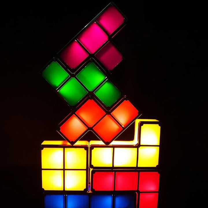 Tetris Lampe | Bunt | Kreativ | LED | Selbst Bauen | Interaktiv-Luzern Mode