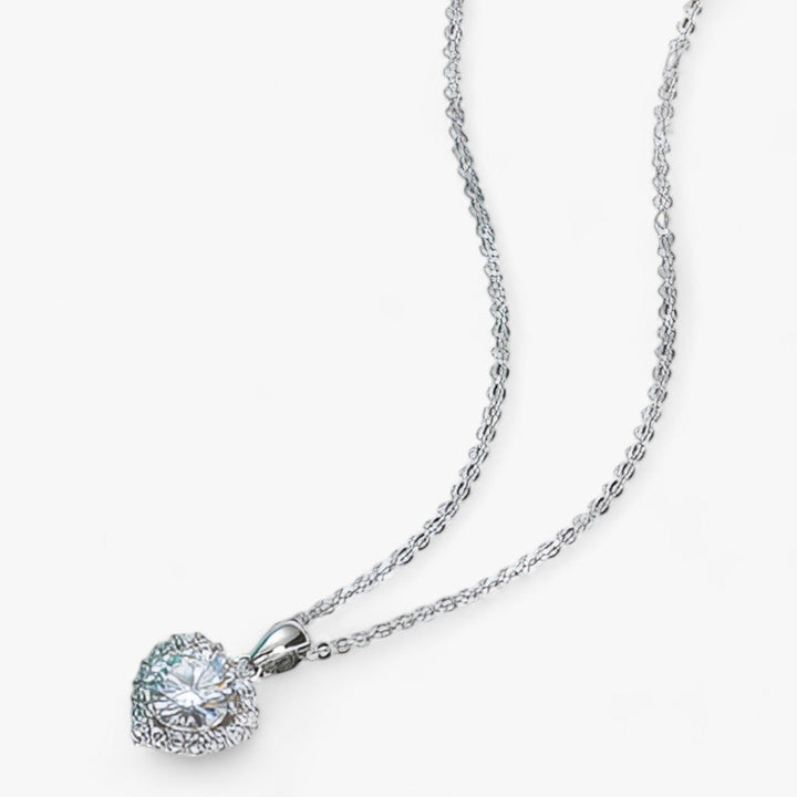Herz-Anhänger-Kette | Sterling-Silber Stilvoll Langlebig Einzigartig Modisch-Luzern Mode