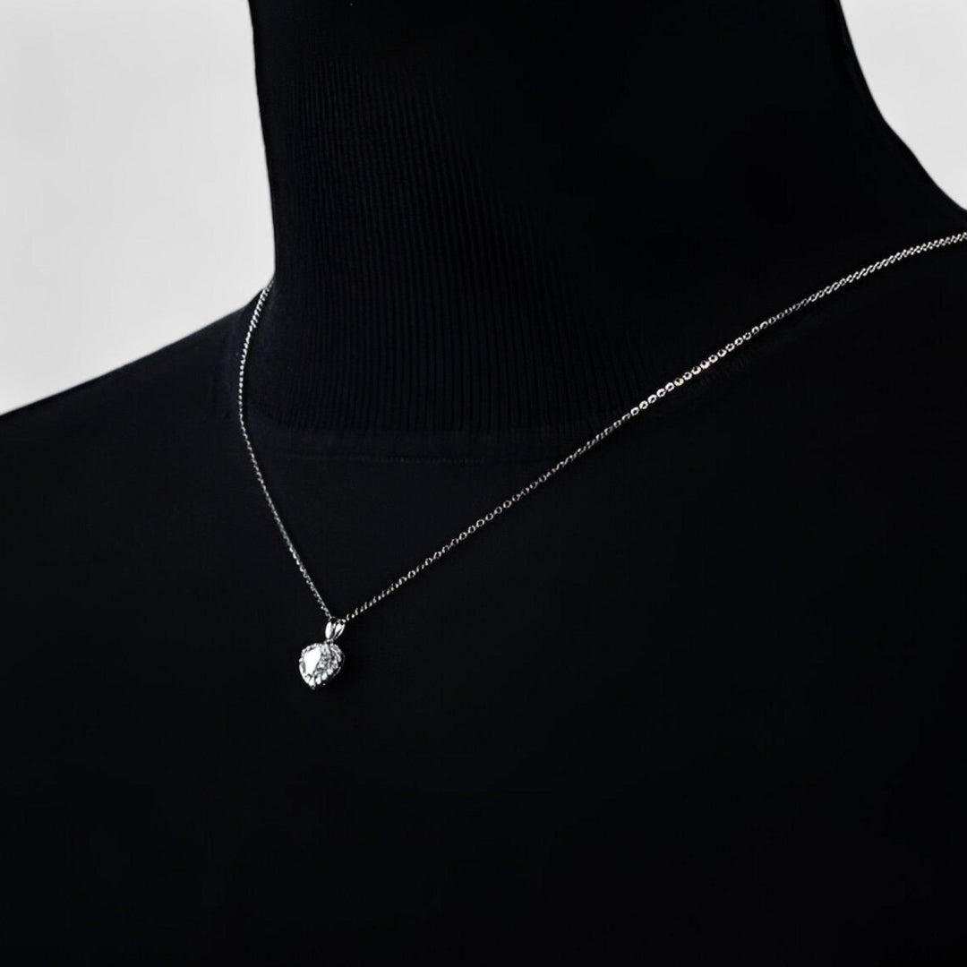 Herz-Anhänger-Kette | Sterling-Silber Stilvoll Langlebig Einzigartig Modisch-Luzern Mode